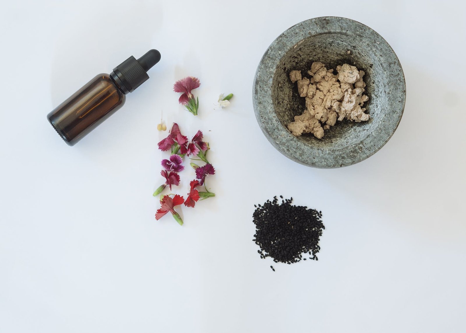 mortar and pestle set for crushing seeds