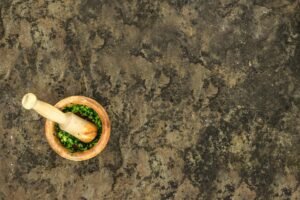 mortar and pestle for pesto