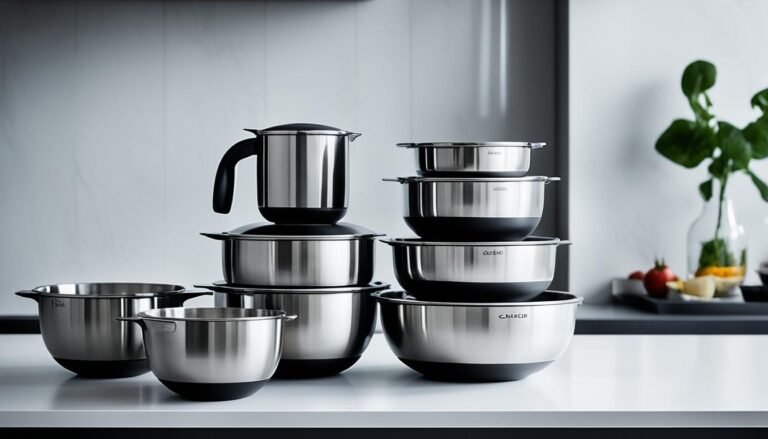 Stainless steel mixing bowls